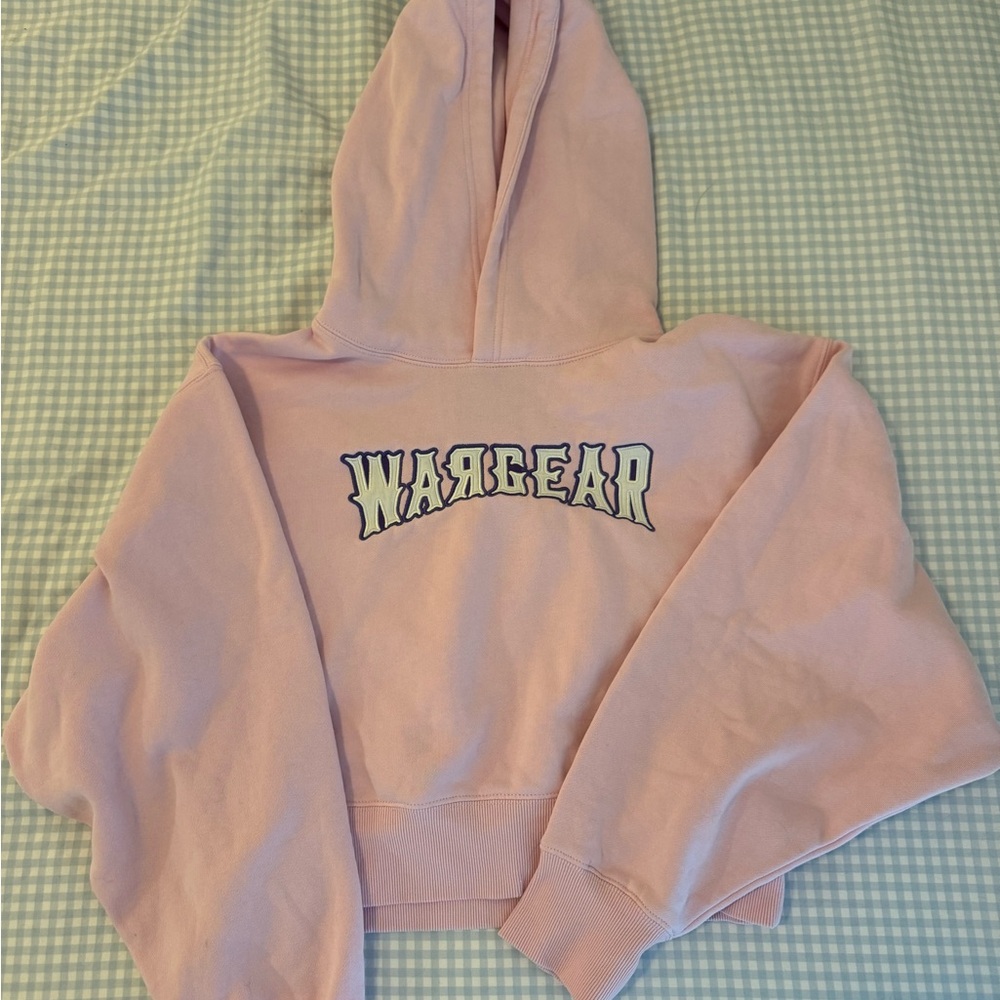 Rawgear cropped Pink Hoodie